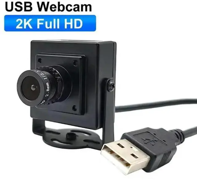 Alt view image 4 of 4 - Aomoproing 120 Degree Wide Angle 2.8Mm Mini 2K HD PC Webcam High Speed Video Live Computer USB Camera