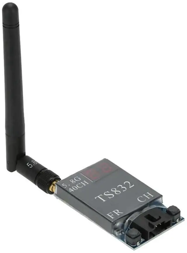 Alt view image 4 of 6 - Aomoproing TS832 FPV Wireless Transmitter 5.8G 600Mw with Antenna Wireless AV Transmitter for FPV Multicopter RC Quadcopter Rich