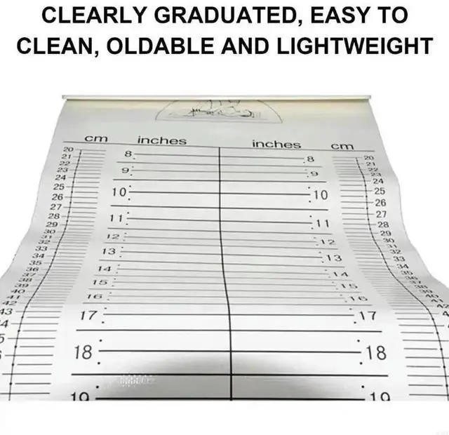 Alt view image 4 of 7 - Aomoproing Infant Growth Tracking Mat, Baby Infantometer Height Ruler, Foldable Height Ruler for Infants Height Measuring, Home Use