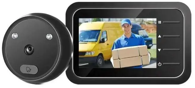 Main image of Aomoproing Video Peephole Doorbell Camera Video-eye Auto Record Electronic Ring Night View Digital Door Viewer Entry Home Security