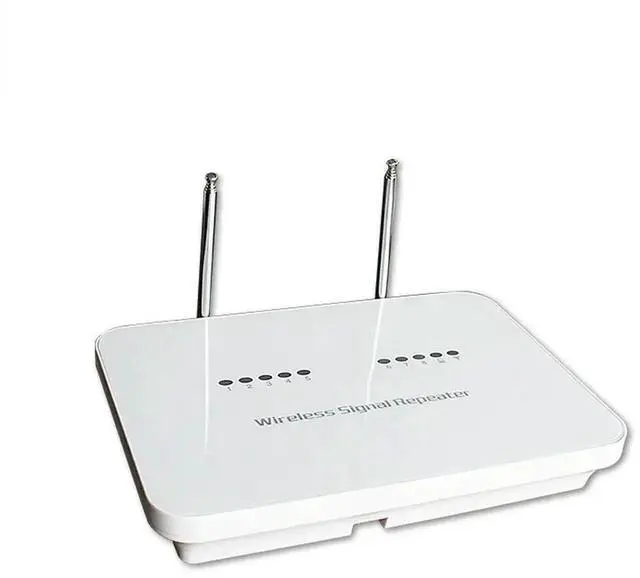 Alt view image 3 of 3 - Aomoproing 1pcs 433MHz Wireless Signal Repeater Transmitter Booster Extender for GSM PTSN WiFi Home Burglar Alarm Security System