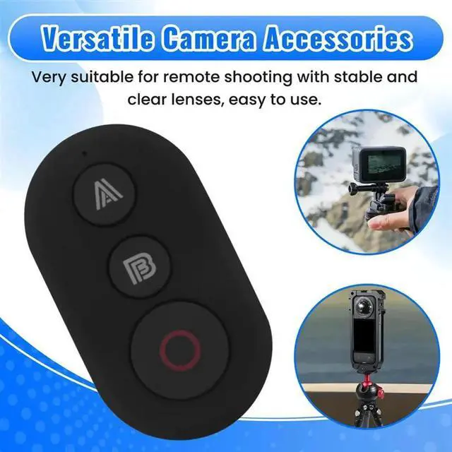 Alt view image 2 of 6 - Aomoproing Bluetooth Remote Control For X3 X4 Ace Pro 2 Gopro 12 13 Versatile Camera Accessories