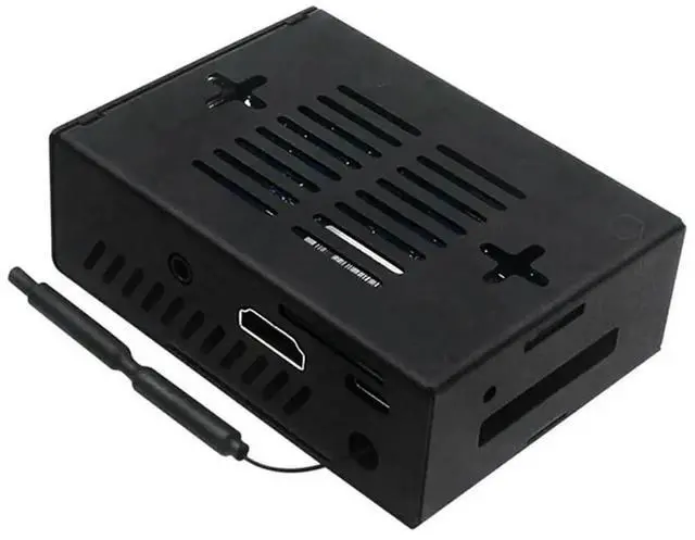 Main image of Aomoproing Orange Pi 3B Chassis Fan Protection Case With Fan And Heatsink For Orange Pi 3B 2GB / 4GB / 8GB With Antenna