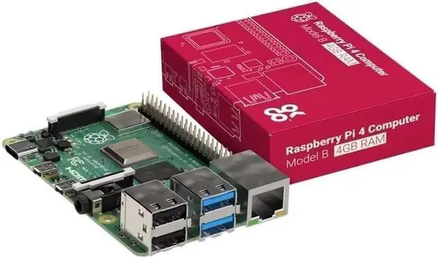 Alt view image 3 of 5 - Raspberry Pi 4 Model B 2019 Quad Core 64 Bit WiFi Bluetooth (4GB)