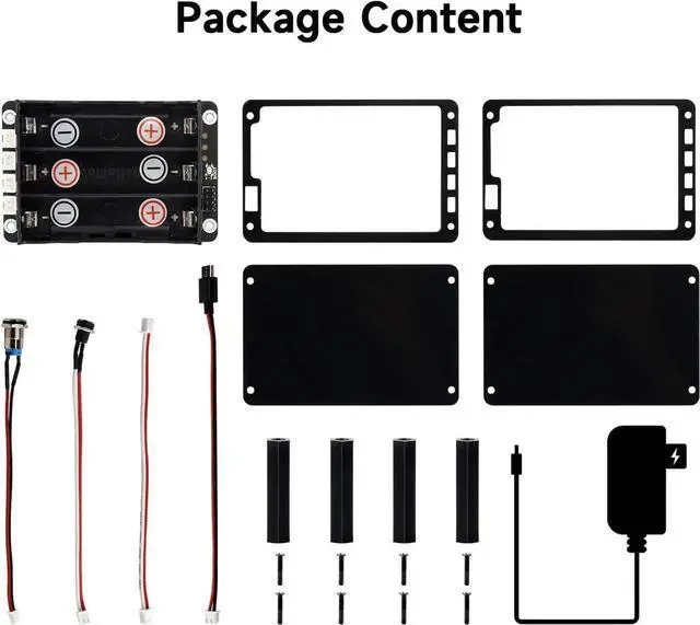 Alt view image 7 of 7 - Uninterruptible Power Supply (UPS) Module, Supports Charging and Power Output at The Same Time, 3S & 5V 5A Output, Compatible with Raspberry Pi Board