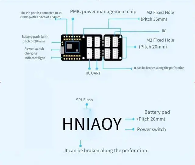 Alt view image 3 of 7 - Seeed StudioXIAO expansion board, Grove Shield adapter board and charging board are plug-and-play