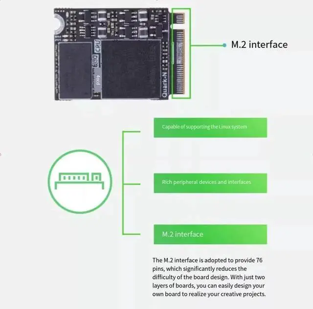 Alt view image 7 of 7 - Quantum Project Mini Linux Development Board Core Board Expansion Board
