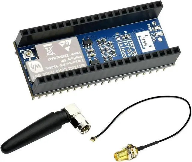 Main image of Pico SX1262 LoRa Node Module, Compatible with Raspberry Pi Pico, LoRaWAN Protocol Support, Long Range, Low Power, High Sensitivity Wireless Communication for IoT Projects