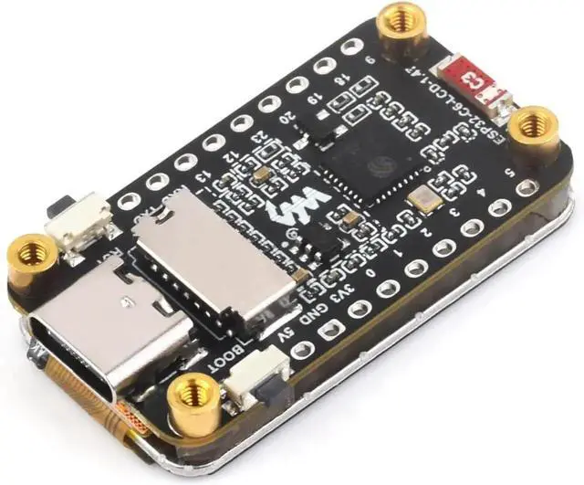 Main image of ESP32-C6 1.47inch Display Development Board, 172×320, 262K Color, 160MHz Running Frequency Single-Core Processor, Supports Wi-Fi 6 & BLE, with Colorful RGB LED, ESP32 with Display