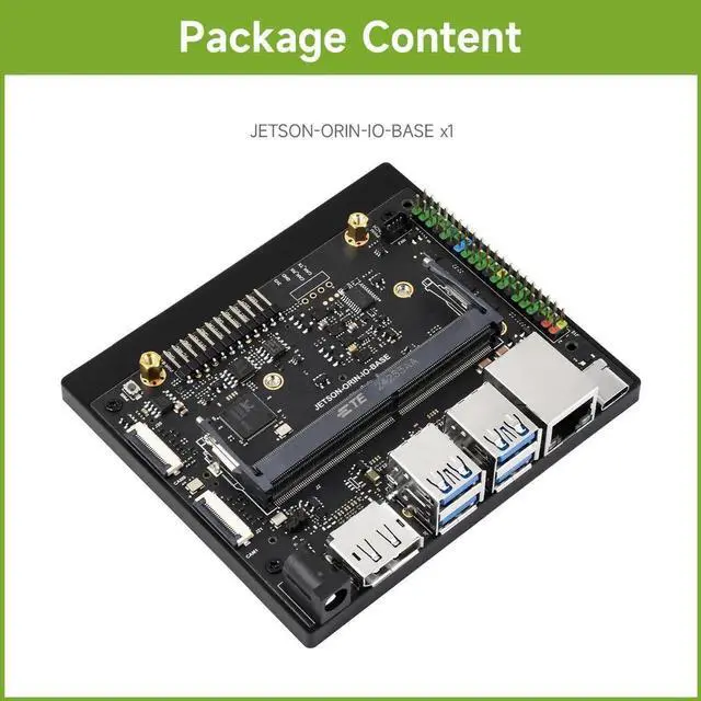 Main image of Jetson Orin Nano/NX AI Development Board, Based On Jetson Orin Nano and Jetson Orin NX Module, Compatible with N-VIDIA Jetson Orin Super Carrier Board