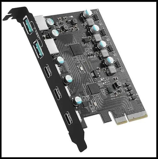Main image of FOR PCIe To USB 3.2 Gen 2 Adapter Card PCI Express Expansion Card PCI-E Add on Cards Riser for PC 10/8/7