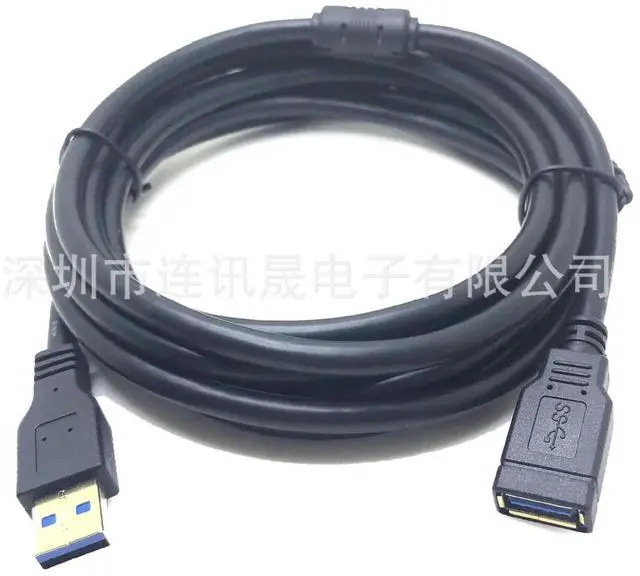 Alt view image 3 of 5 - Aomoproing USB 3.0 male-to-female extension cable USB 3.0 male-to-femaleA/F data extension cable Gold-plated with magnetic ring