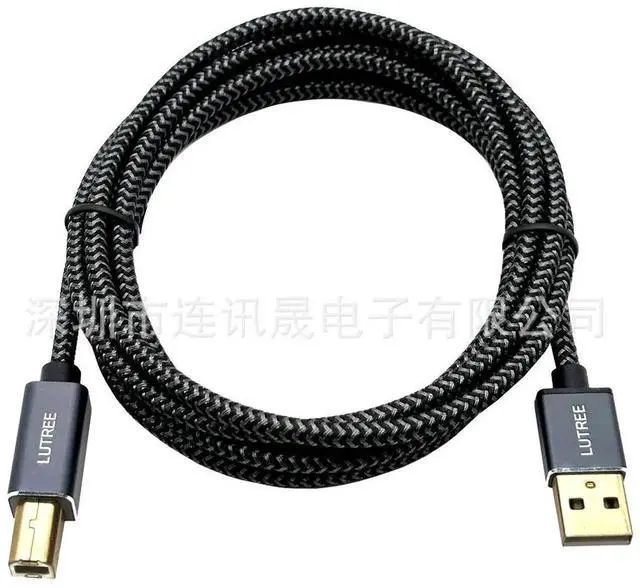 Main image of Aomoproing Green Lan Factory Black UsB Printing Cable- USB2.0 A-B Pure Copper UsB Square Port Printing CableforPrinter Connection 1M