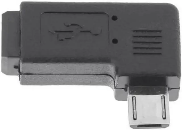 Alt view image 5 of 7 - Aomoproing 90 Degree Right Angled Mini USB Female to Micro USB Male Data Sypc Power Adapter