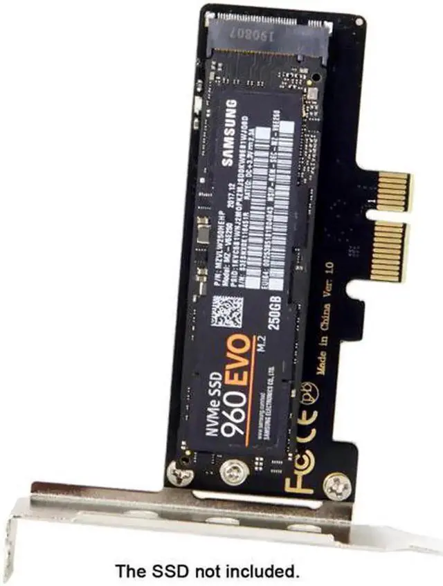 Main image of Aomoproing Low Profile PCI-E 3.0 x1 Lane to M.2 NGFF M-Key SSD Nvme AHCI PCI Express Adapter Card