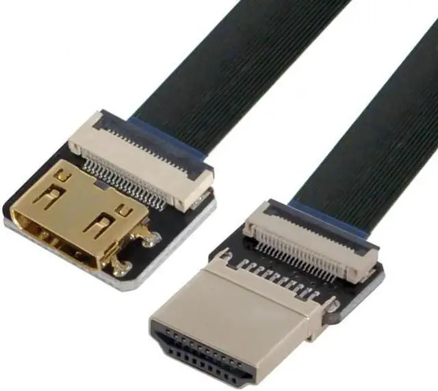 Main image of Aomoproing HDMI Male to Mini HDMI Female Extension FPC Flat Cable 1080P for FPV HDTV Multicopter Aerial Photography 2.6"