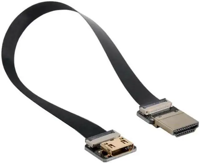 Alt view image 5 of 7 - Aomoproing HDMI Male to Mini HDMI Female Extension FPC Flat Cable 1080P for FPV HDTV Multicopter Aerial Photography 2.6"