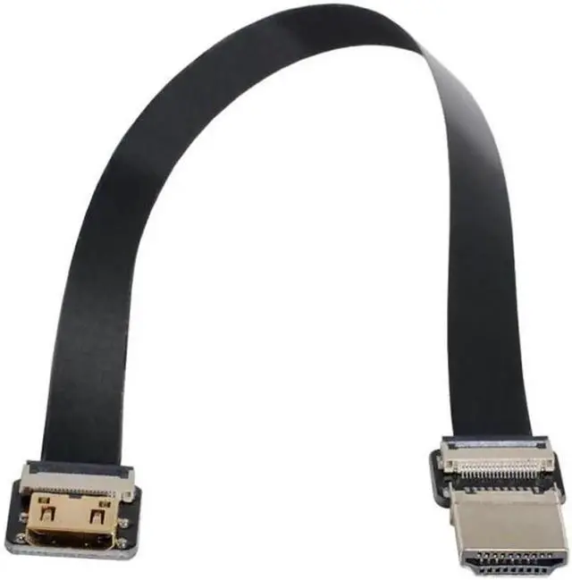 Alt view image 7 of 7 - Aomoproing HDMI Male to Mini HDMI Female Extension FPC Flat Cable 1080P for FPV HDTV Multicopter Aerial Photography 2.6"