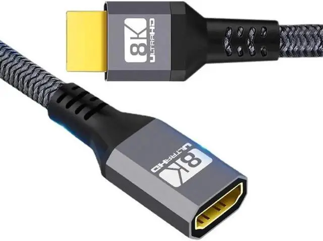 Main image of Aomoproing HDMI 2.1 UHD 8K Extension Cable Male to Female Ultra-HD 8K 60hz 4K 120hz Cable 48Gbs with Audio 3D HDMI Cord