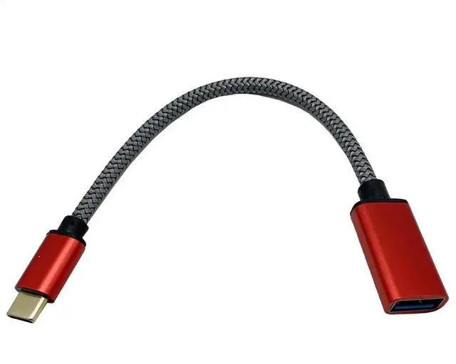 Alt view image 4 of 4 - Aomoproing USB 3.0 OTG adapter (type-C to UsB 3.1) mobile hard drive UsB flash drive converter 3.0 data cable 0.15M