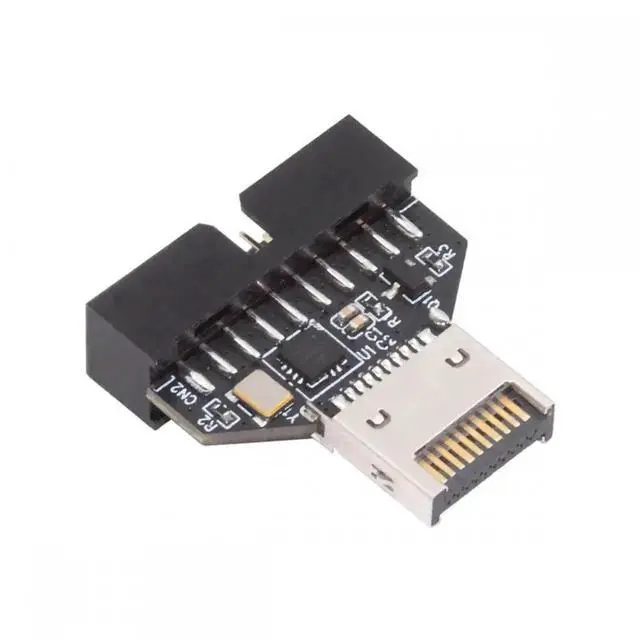 Main image of Aomoproing Type-E IDC Socket USB 3.1 Front Panel Header to USB 3.0 20Pin Header Extension Adapter with CH334P for Desktop Motherboard