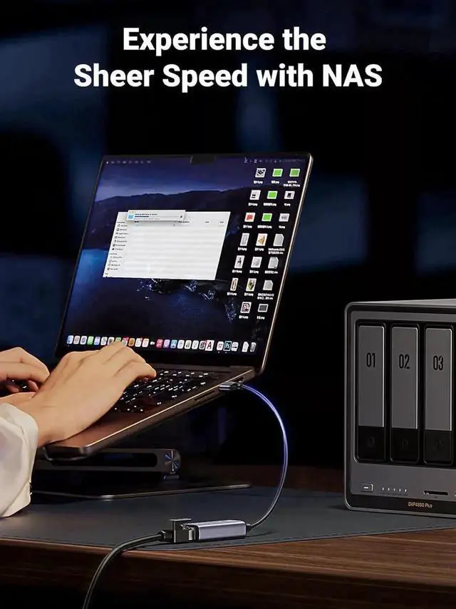 Alt view image 2 of 7 - UGREEN USB to Ethernet Adapter 2.5Gb, Ethernet Adapter, Aluminum, USB 3.0 to RJ45 Computer Network Internet LAN Dongle for Laptop, Compatible for MacBook Air/Pro, XPS, Windows, macOS