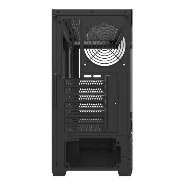 Alt view image 4 of 7 - darkFlash DS900 Air, ATX Mid-Tower Gaming PC Case, Dual Tempered Glass, Mesh Front Panel, Type-C Port, Supports 360mm Liquid Cooling,Black