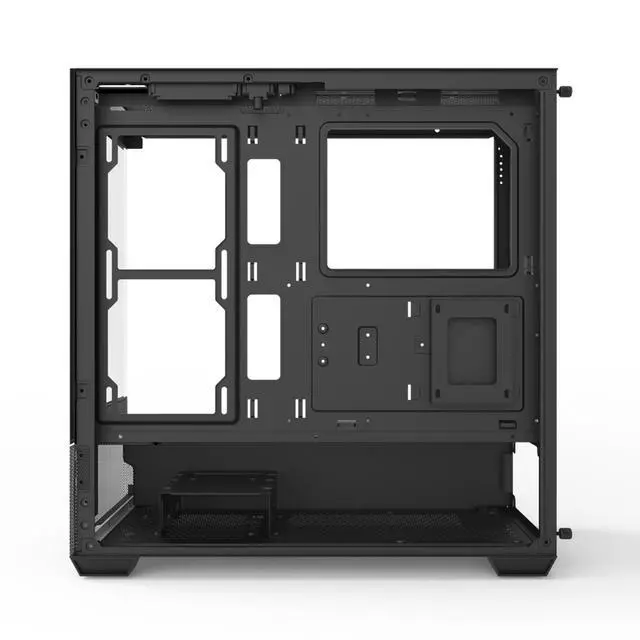 Alt view image 6 of 7 - darkFlash DS900 Air, ATX Mid-Tower Gaming PC Case, Dual Tempered Glass, Mesh Front Panel, Type-C Port, Supports 360mm Liquid Cooling,Black