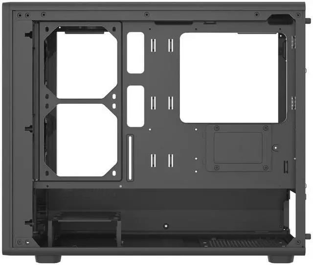 Alt view image 6 of 7 - darkFlash BD460M, Micro-ATX PC Case, High Airflow Mesh Front Panel, Tempered Glass Side Panel, Supports 240mm Water Cooling Radiator, Type-C Port,Black