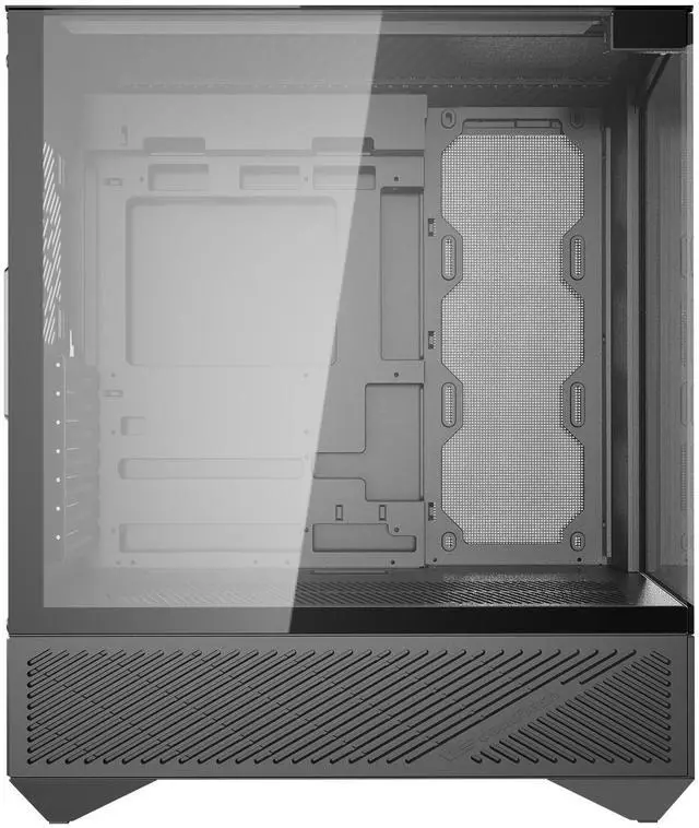 Alt view image 2 of 7 - darkFlash DY460, ATX Full-Tower Gaming Case, 330° Full-View Tempered Glass, Dual-Chamber Back-Connect Layout, Supports up to 400mm GPU & 360mm Radiator, USB-C,Black
