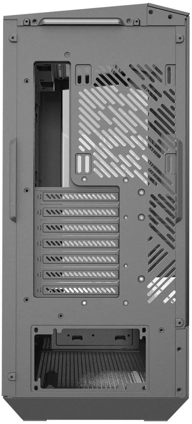 Alt view image 4 of 7 - darkFlash DY460, ATX Full-Tower Gaming Case, 330° Full-View Tempered Glass, Dual-Chamber Back-Connect Layout, Supports up to 400mm GPU & 360mm Radiator, USB-C,Black