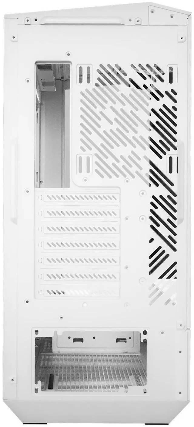 Alt view image 4 of 7 - darkFlash DY460, ATX Full-Tower Gaming Case, 330° Full-View Tempered Glass, Dual-Chamber Back-Connect Layout, Supports up to 400mm GPU & 360mm Radiator, USB-C,White