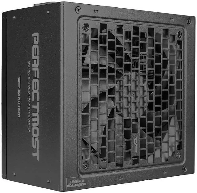 Alt view image 3 of 7 - darkFlash PMT850, 850W Fully Modular Power Supply, 80 PLUS Gold & Cybenetics Platinum Certified, ATX 3.1 & PCIe 5.1 Ready, Direct-Connected 12VHPWR, 100% Japanese 105°C Capacitors, DC-to-DC Design