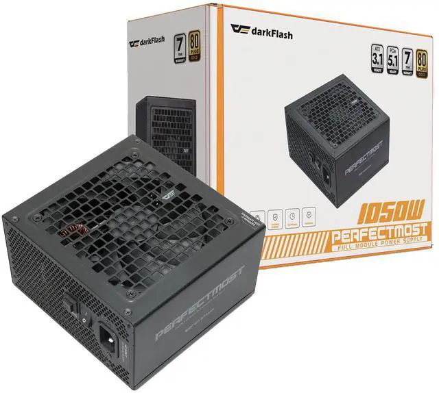 darkFlash PMT1050, 1050W Fully Modular Power Supply, 80 PLUS Gold