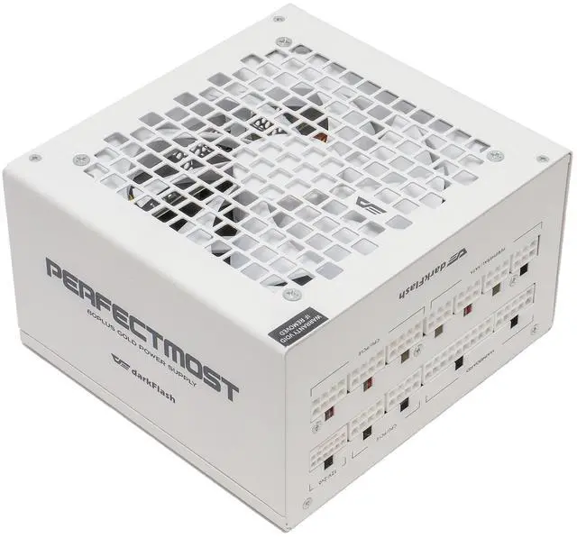 Main image of darkFlash PMT1250, 1250W Fully Modular Power Supply, 80 PLUS Gold & Cybenetics Platinum Certified, ATX 3.1 & PCIe 5.1 Ready, Direct-Connected 12VHPWR, 100% Japanese 105°C Capacitors, DC-to-DC Design