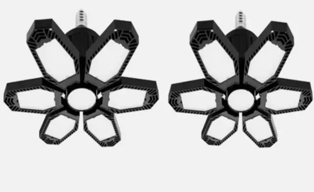 Main image of Adjustable Garage Lights, 150W, 6 Adjustable Panels,2 Package