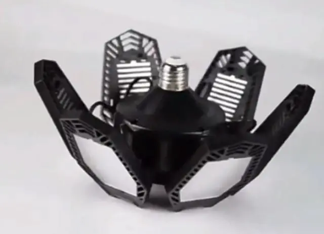 Alt view image 2 of 7 - Adjustable Garage Lights, 150W, 6 Adjustable Panels,2 Package