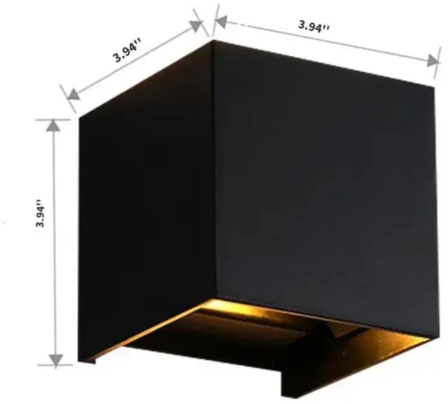 Alt view image 5 of 6 - 4-Pack 12W wall Lamps 3D Decoration