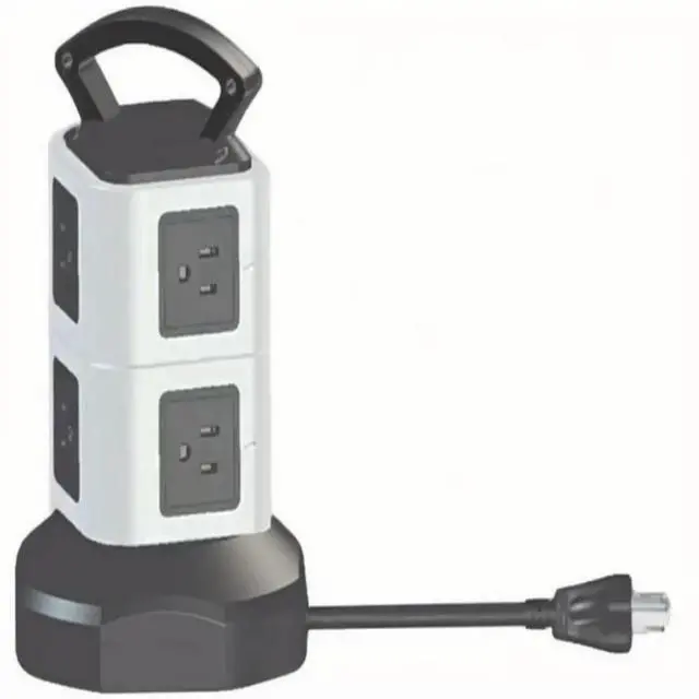 Main image of 6 way+2 USB Ports Extension Ac OutletPower Socket
