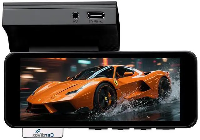 Alt view image 3 of 7 - CardiVox A11 4K Front & 2K Rear Dash Cam for Cars Ultra-Clear Night Vision, STARVIS Sensor, WiFi App Control, GPS Tracking, Loop Recording, Parking Surveillance, Emergency Lock, 256GB Card Included