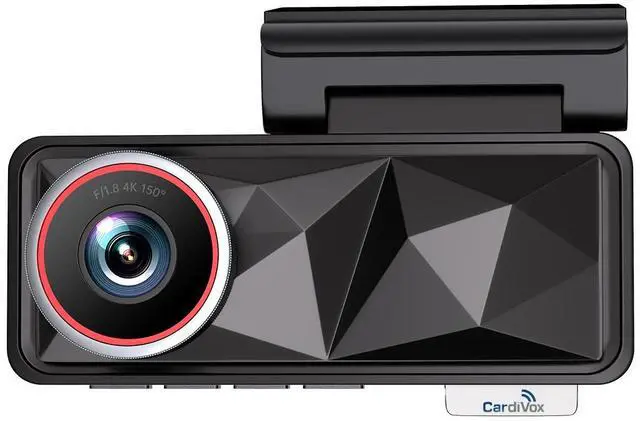 Alt view image 8 of 8 - CardiVox - A11 4K Front & 2K Rear Dash Cam SONY STARVIS Sensor Night Vision 256GB Card Included - Black
