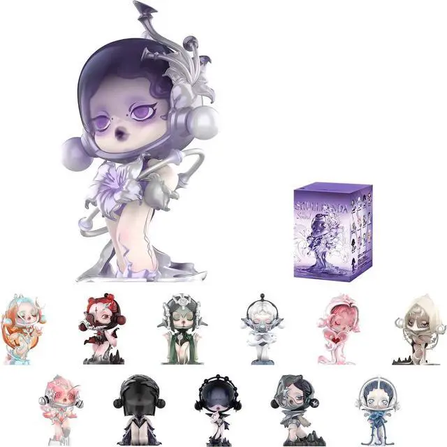 Main image of POP MART SKULLPANDA The Sound Series Figures, SKULLPANDA Blind Box Figures, Random Design Action Figures Collectible Toys Home Decorations, Holiday Birthday Gifts, Single Box