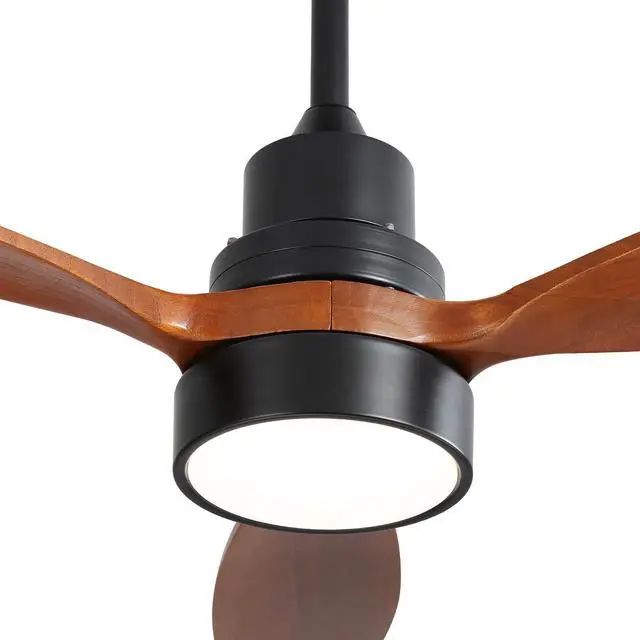 Main image of Sofucor Modern 52in 3CCT LED Lights Ceiling Fan and Remote Control 6 Speeds Quiet DC Motor Bedroom Ceiling Fan Indoor Outdoor