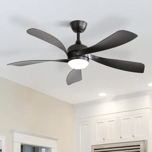 Alt view image 4 of 7 - Sofucor 52 Inch Ceiling Fans with Lights and Remote 6-Speed 3 CCT 3-Timer Low Profile High CFM Ceiling Fan Noiseless for Living Room Bedroom Patio