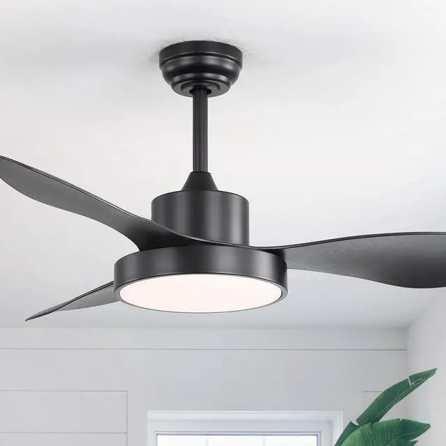 Main image of Sofucor 47 Inch Ceiling Fans with Lights and Remote Quiet Reversible DC Motor Modern Large Airflow Noiseless 6 Speeds Timers Indoor Outdoor for Bedroom