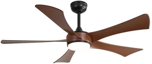 Main image of Sofucor 52 Inch High CFM Modern Ceiling Fan with Lights and Remote for Bedroom Living Room Farmhouse Patio Porch Reversible DC Motor Noiseless