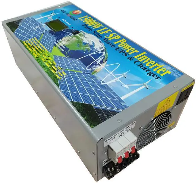 Alt view image 4 of 7 - U-POWER 60000W Peak 15000W Power Inverter(7500W 110V Or 7500W 220V)Low Frequency Split Phase Pure Sine Wave Solar Converter 48V DC To 110V,220V AC 60Hz Frequency With UPS/Battery Charger/LCD Display