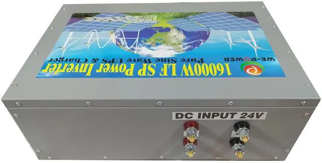 Alt view image 7 of 7 - U-POWER 64000W Peak 16000W Power Inverter(8000W 110V Or 8000W 220V)Low Frequency Split Phase Pure Sine Wave Solar Converter 24V DC To 110V,220V AC 60Hz Frequency With UPS/Battery Charger/LCD Display