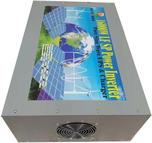 Alt view image 5 of 7 - U-POWER 64000W Peak 16000W Power Inverter(8000W 110V Or 8000W 220V)Low Frequency Split Phase Pure Sine Wave Solar Converter 24V DC To 110V,220V AC 60Hz Frequency With UPS/Battery Charger/LCD Display