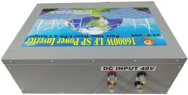 Alt view image 4 of 7 - U-POWER 64000W Peak 16000W Power Inverter(8000W 110V Or 8000W 220V)Low Frequency Split Phase Pure Sine Wave Solar Converter 48V DC To 110V,220V AC 60Hz Frequency With UPS/Battery Charger/LCD Display